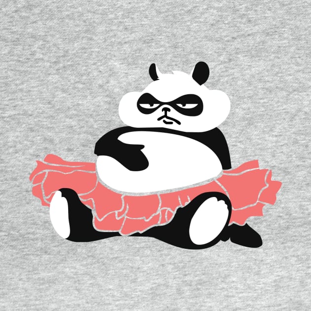 Fat Ballet Panda by Cheesybee
